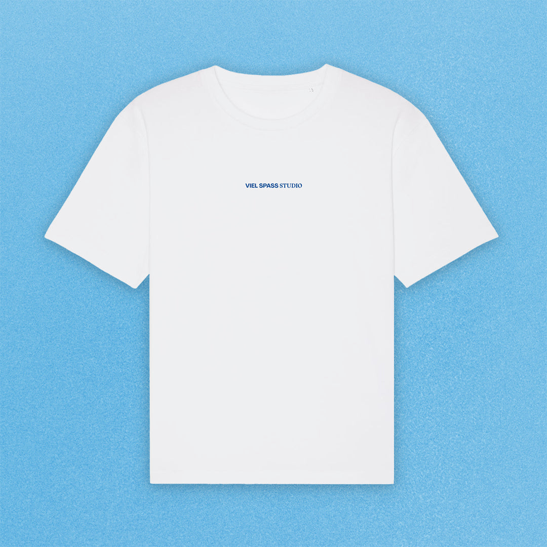 "Coffee, Bikes and easy rides" T-Shirt (oversized) – Viel Spass Studio