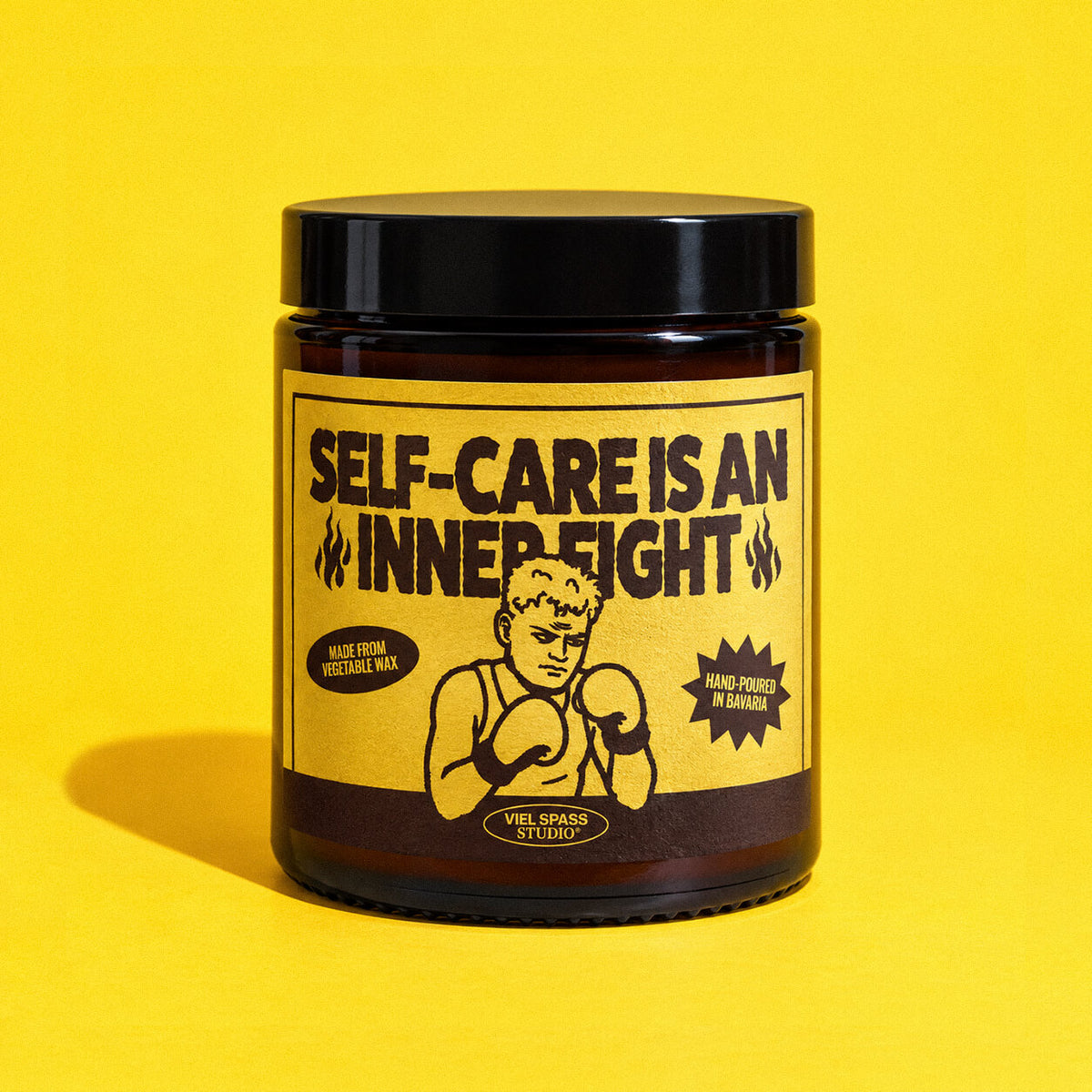 Self-Care is an inner fight Duftkerze – Viel Spass Studio