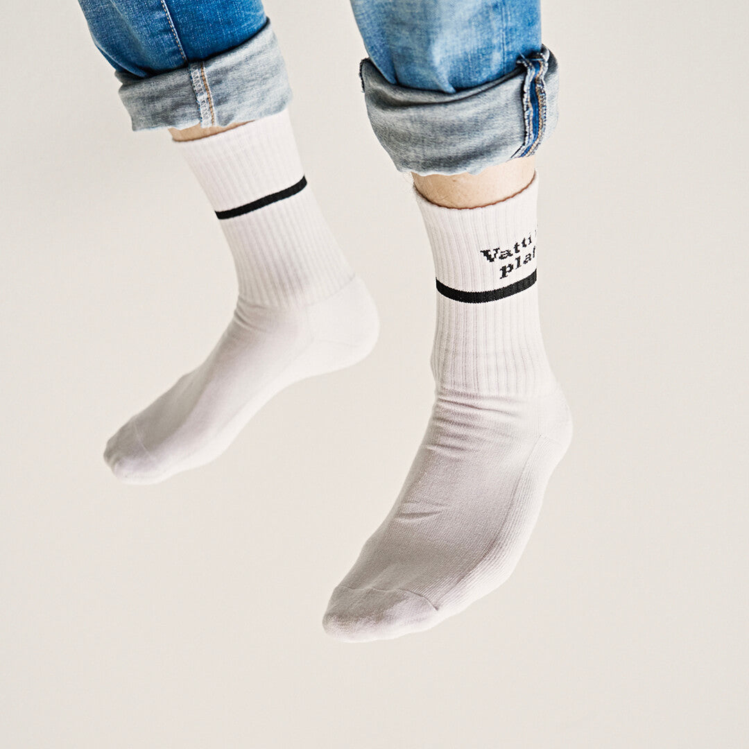 "Vatti ist platti" Socken – Viel Spass Studio