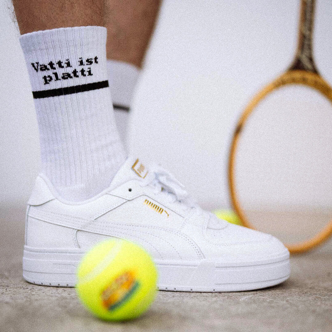"Vatti ist platti" Socken – Viel Spass Studio
