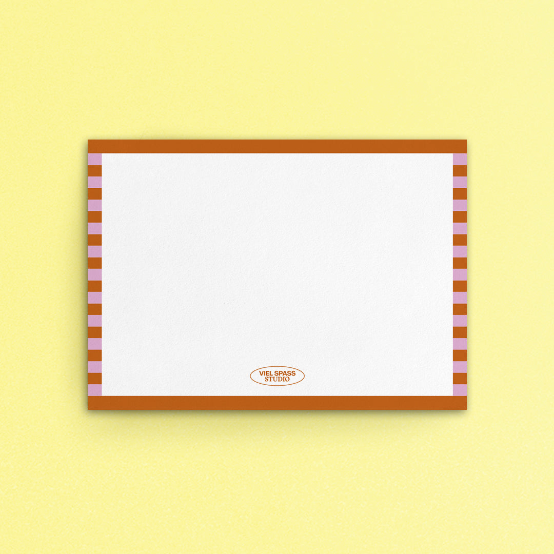 "Das wird man wohl noch sagen dürfen", Postkarte, Din A6 – Viel Spass Studio