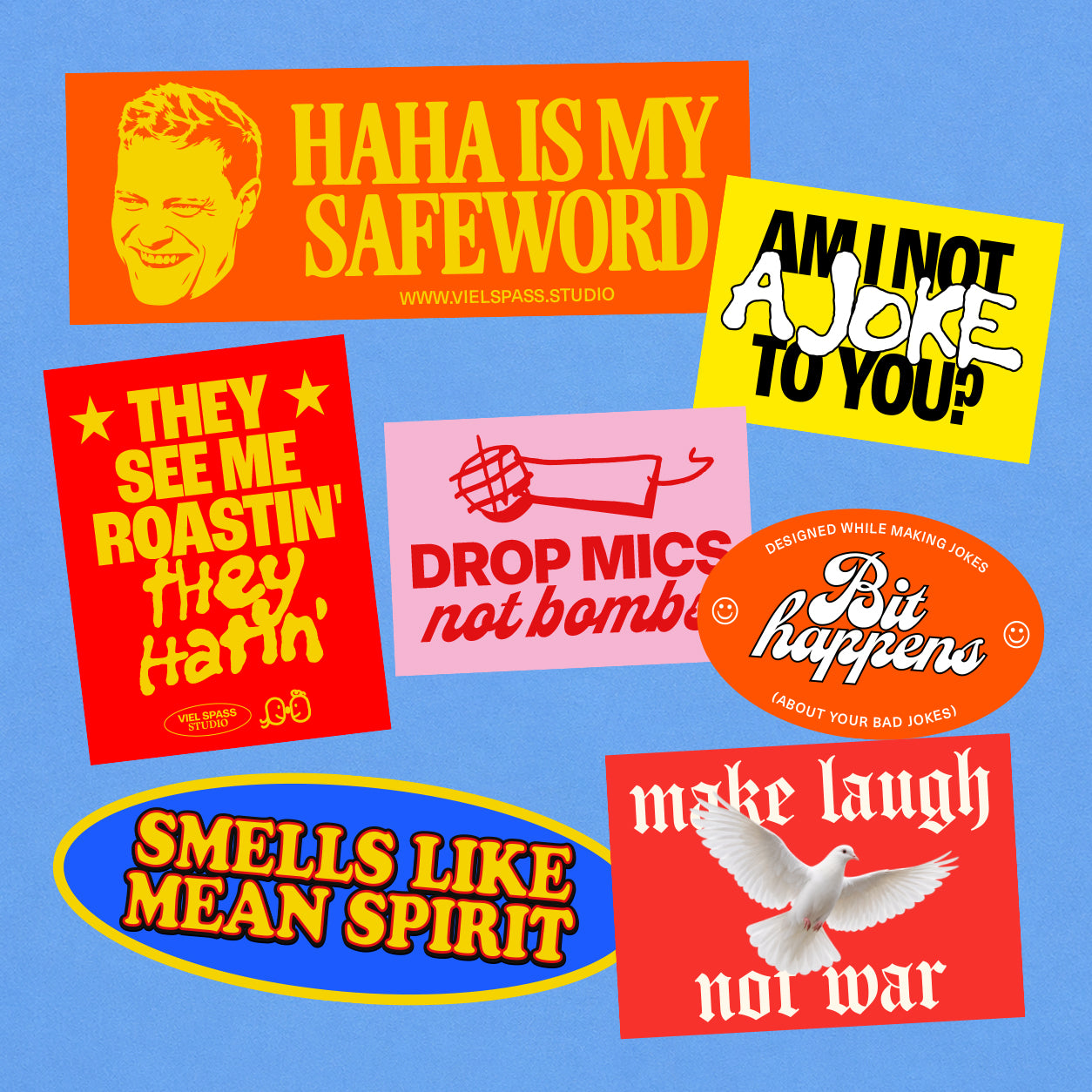 Comedy Stickerset – Viel Spass Studio