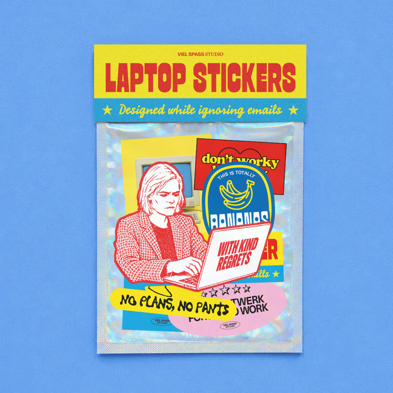 Laptop Stickerset – Viel Spass Studio ***PREORDER***