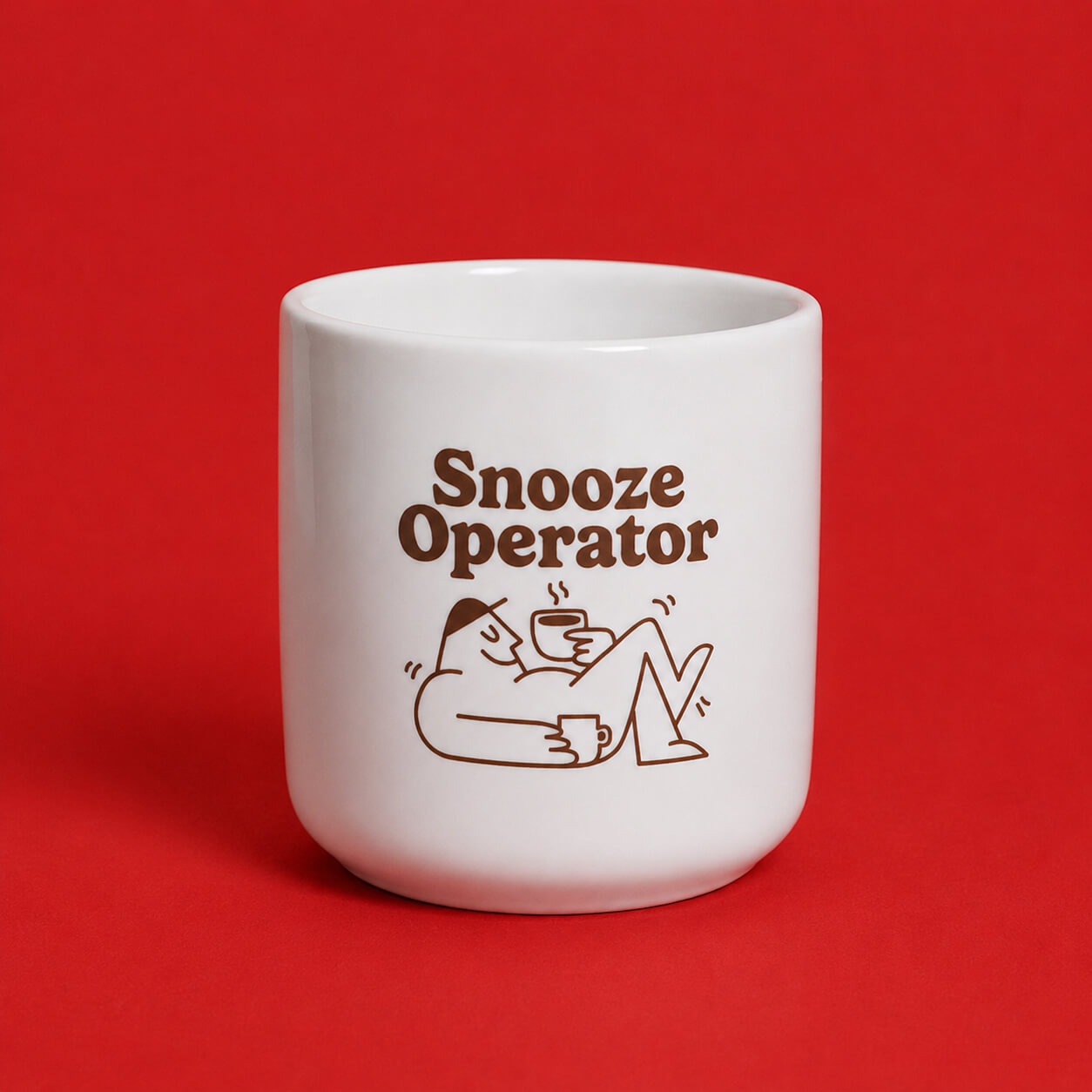 Snooze Operator Porzellanbecher – studio ciao