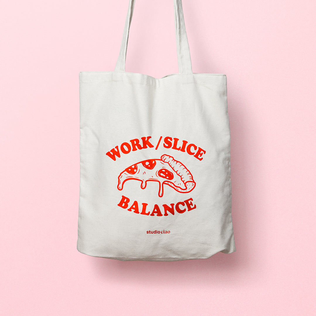 Work Slice Balance Jutebeutel – studio ciao