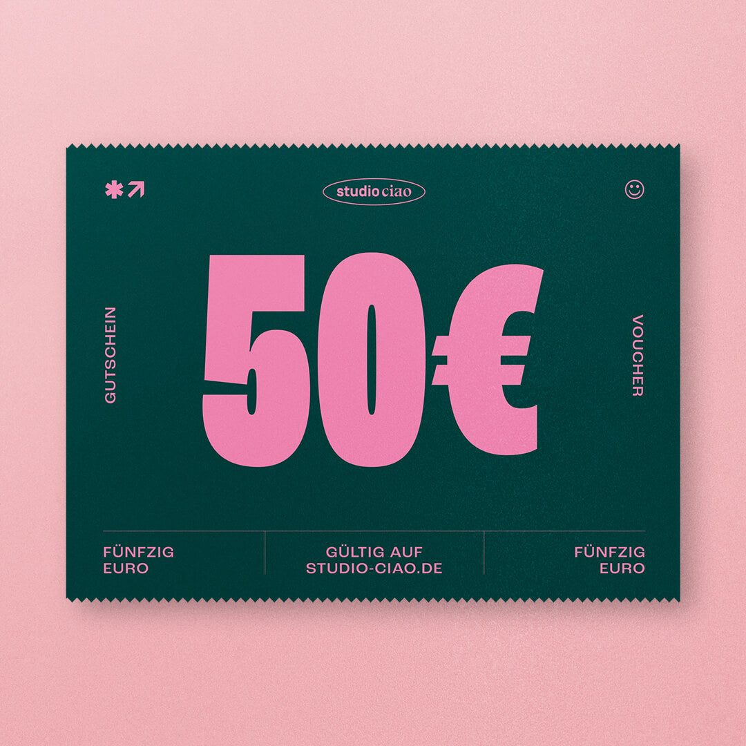50€ Gutschein (digital) – studio ciao