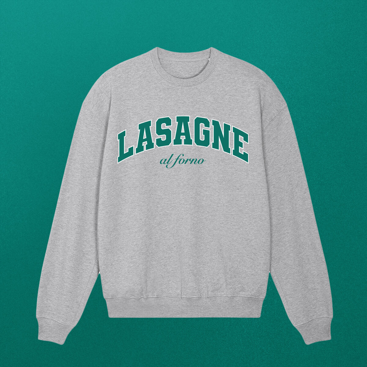 Lasagne al forno Pullover (unisex), grau – studio ciao