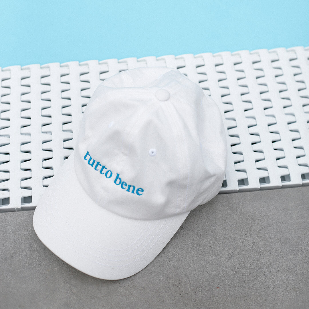 tutto bene Cap, weiss – studio ciao